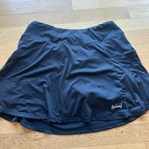 Baleaf Women's Elegant Black Skater Skirt